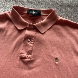 Vintage Hunt Club Polo,Shirt Orange‎ Mens Size Large Cotton